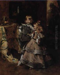 Les Petits Pages by Ferdinand Victor Leon Roybet