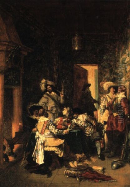 Un Corps De Garde Sous Louis Xiii - view 1