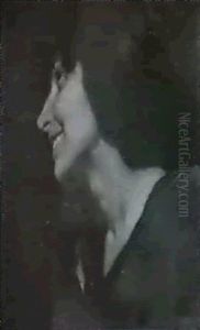Joven Sonriente De Perfil by Ferdinand Victor Leon Roybet