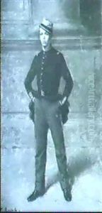 Portrait D'un Jeune Militarie