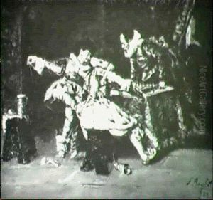 The Chess Match by Ferdinand Victor Leon Roybet