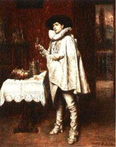 Le Repas Du Mousquetaire by Ferdinand Victor Leon Roybet