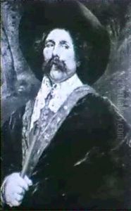Portrait Of A Gentleman Wearing A Green Cloak Portrait Of A Gentleman Wearing A Green Cloak
