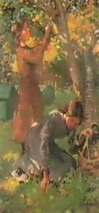 Picking Apples by Mabel A. Royds