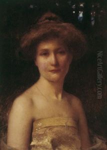 Portrait De Jeune Femme Dans Un Sous-bois