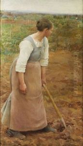 Le Travail De La Terre by Henri-Paul Royer
