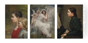 Piano Practice; Waiting Diligently; And A Muse With Cupid (3 Works)