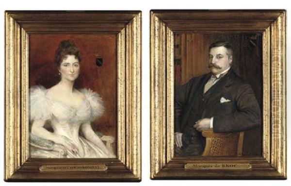 Portrait Of The Marquis De Broc (+ Portrait Of The Marquise De Broc; Pair) - view 1