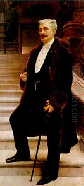 Portrait Of Francois Jean Baptiste Emmanuel Gustave, Comte D'adhemar De Cransac - view 1