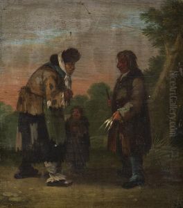 Nachfolge - Kleines Bauerntheater by Andries Dirksz. Both