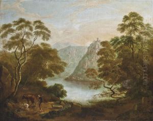 A Wooded River Landscape A Wooded River Landscape