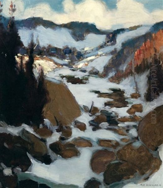 Winter Valley - Laurentian River - view 1
