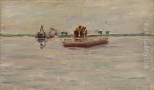 Lakeside Landscape by Arthur Dominique Rozaire