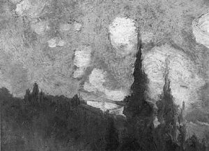 Treetops And Passing Clouds by Arthur Dominique Rozaire