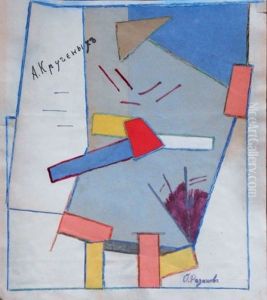 Composition Suprematiste Ii by Olga Rozanova