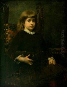 Child Portrait by Janis Rozentals