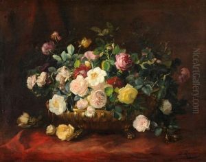 Blumenstilleben Mit Rosen