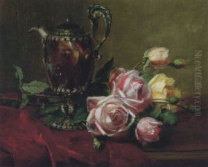 Nature Morte De Fleurs A La Coupe