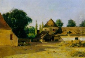 Gutshof In Der Nachmittagssonne