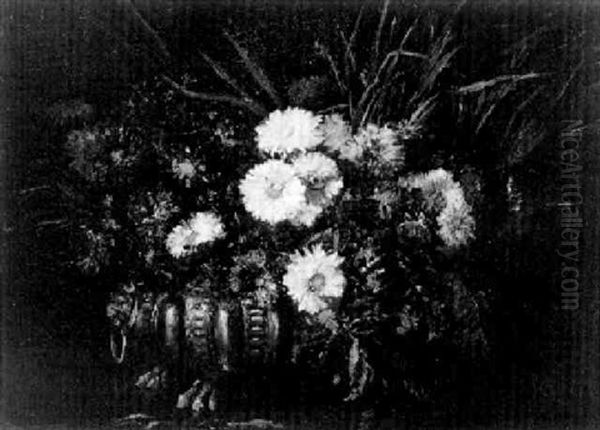 Fleurs Dans Une Vasque - view 1