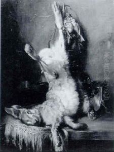 Jagdstilleben Mit Hasen Und Vogeln