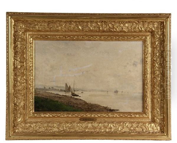 Coastal Scene With Boats - view 1
