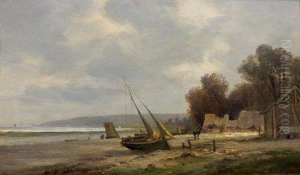 Barque De Peche Sur La Greve - view 1