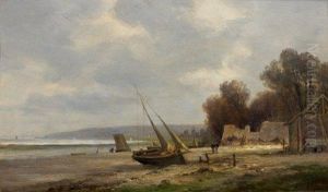 Barque De Peche Sur La Greve