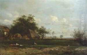 Paysage A La Mare