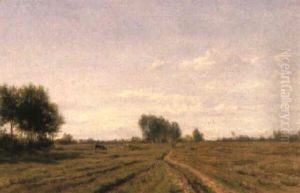 Extensive Wooded Landscape With Cows Extensive Wooded Landscape With Cows