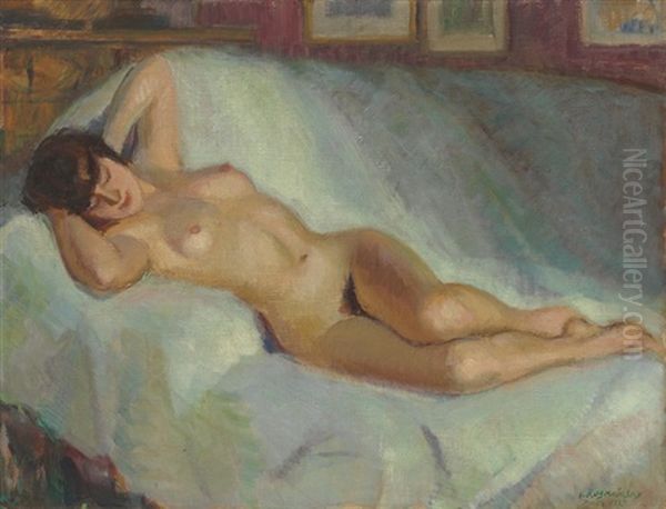 Reclining Female Nude - view 1