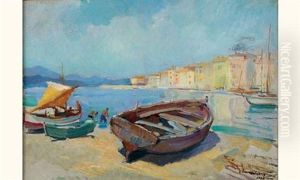 Saint-tropez by Vladimir Rozmainsky
