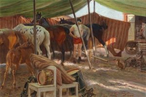 Circus Life by Zygmunt Rozwadowski