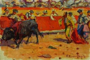 Toro Herido De Muerte by Carlos Ruano Llopis