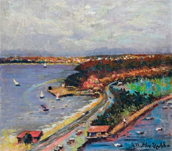Approach To Spit Bridge - view 1