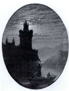 A Moonlight Serenade by Giuseppe De Rubelli