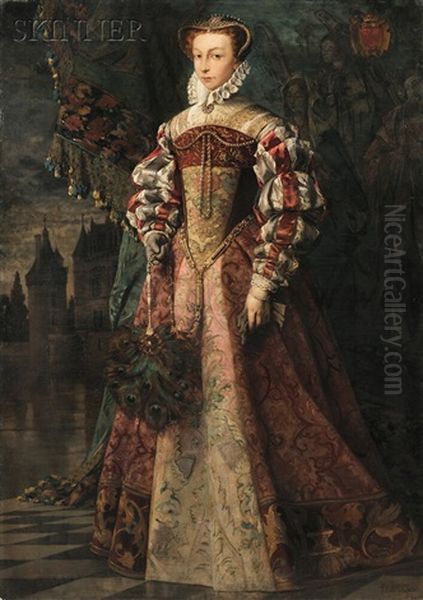 Woman In 16th Century Costume - view 1