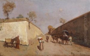 Italienische Dorfstrase Italienische Dorfstrase