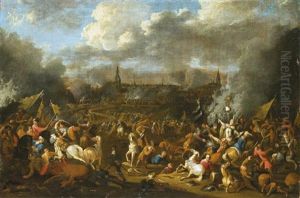 Lovas Utkozet I by Arnold Frans (Francesco) Rubens