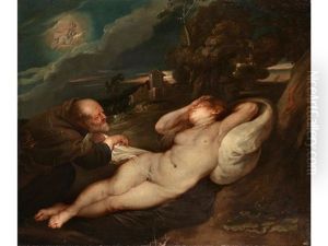 Angelika Und Der Eremit by (studio of) Rubens, Peter Paul