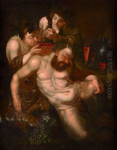 Der Trunkene Bacchus by (studio of) Rubens, Peter Paul