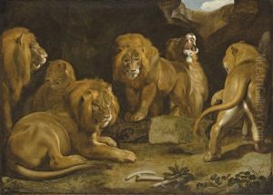 A Lion's Den by (studio of) Rubens, Peter Paul