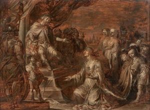 Esther Devant Assuerus by (studio of) Rubens, Peter Paul