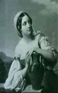 La Femme A La Cruche by Luigi Rubio