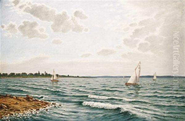 Balatoni Vitorlasok (sails On The Lake Balaton) - view 1