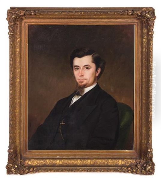 Portrait Of Reverend Purdy Dickerson Barnhart, March 1870 - view 1