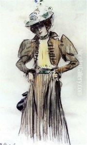 Pukukuva (costume Sketch) by Konstantin Ivanovich Rudakov