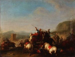 Cavalry Charge by Anton Christoffer Rude