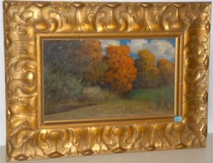 Baumbestandene, Herbstliche Landschaft by Eduard Ruedisuehli