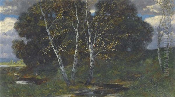 Landschaft Mit Birken - view 1